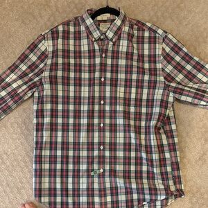 J. Crew Multicolor Plaid Casual Shirt